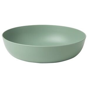 Sage Green Dining Plastic Deep Plates/Bowls - Set of 4